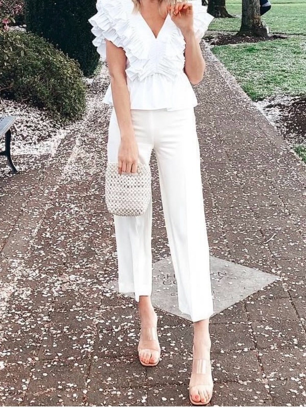 Zara White Culottes